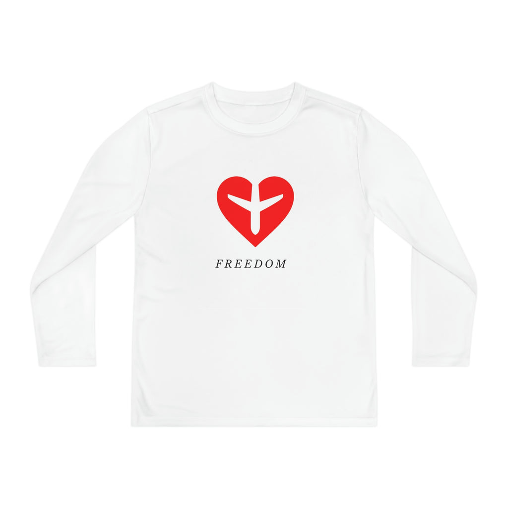 (Freedom & Justice) Youth Long Sleeve Competitor Tee