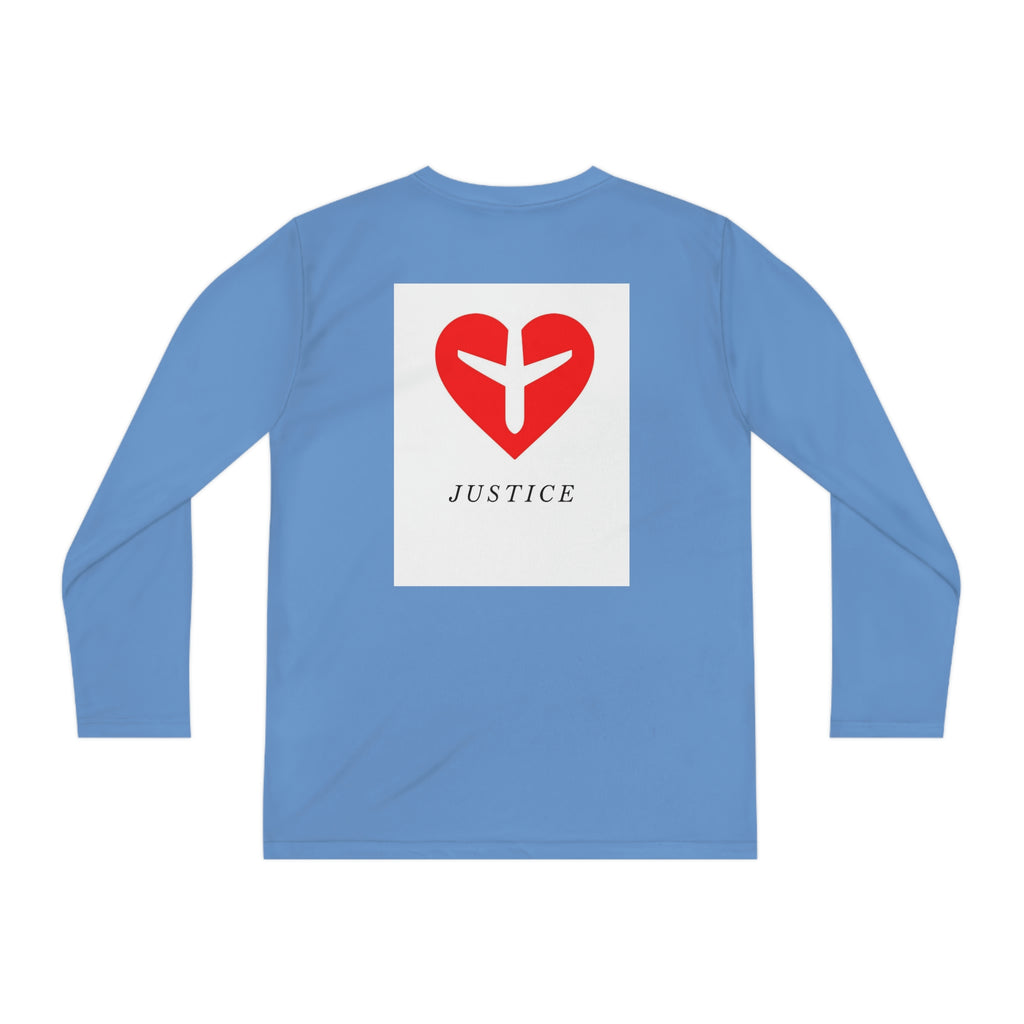 (Freedom & Justice) Youth Long Sleeve Competitor Tee