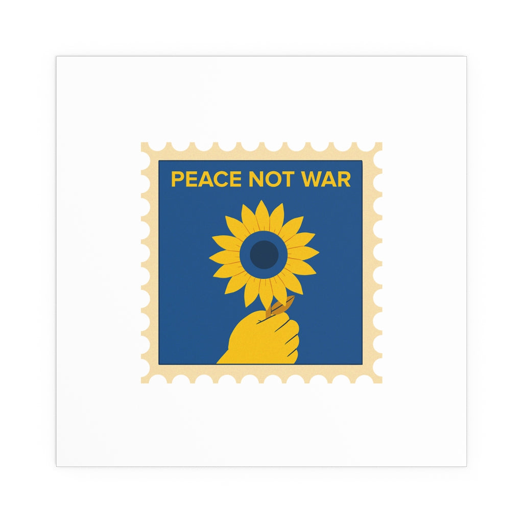 Indoor and Outdoor Silk Posters (PEACE NOT WAR)