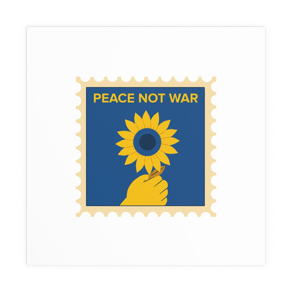 Indoor and Outdoor Silk Posters (PEACE NOT WAR)