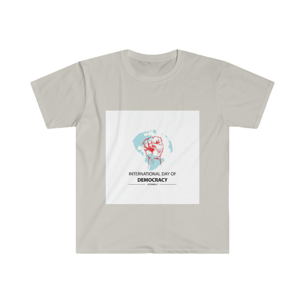 Unisex Softstyle T-Shirt (RUSSIA: INTERNATIONAL DAY OF DEMOCRACY)