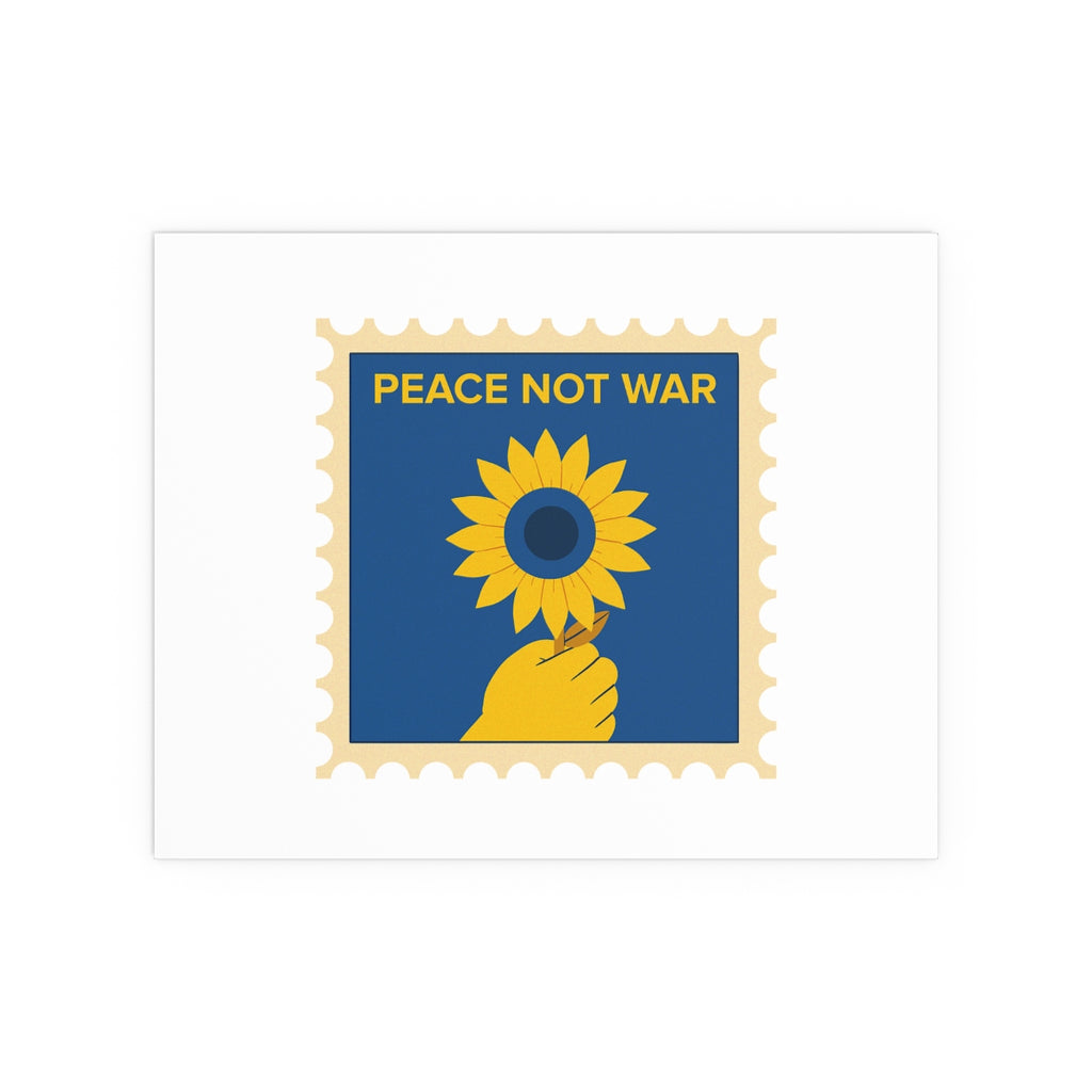 Indoor and Outdoor Silk Posters (PEACE NOT WAR)