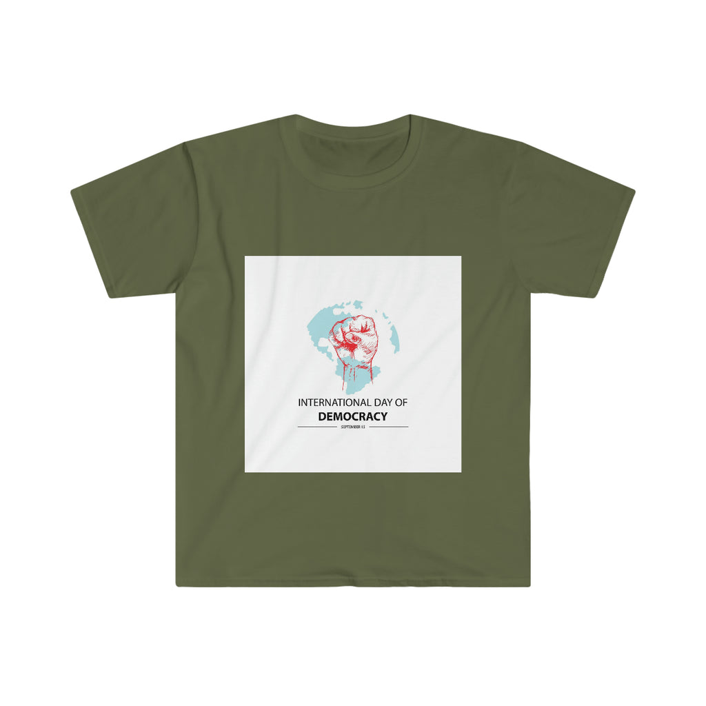 Unisex Softstyle T-Shirt (IRAN: INTERNATIONAL DAY OF DEMOCRACY)