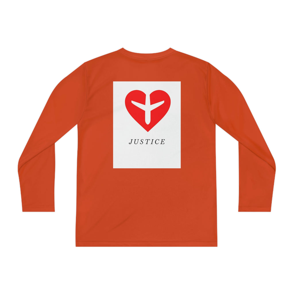 (Freedom & Justice) Youth Long Sleeve Competitor Tee