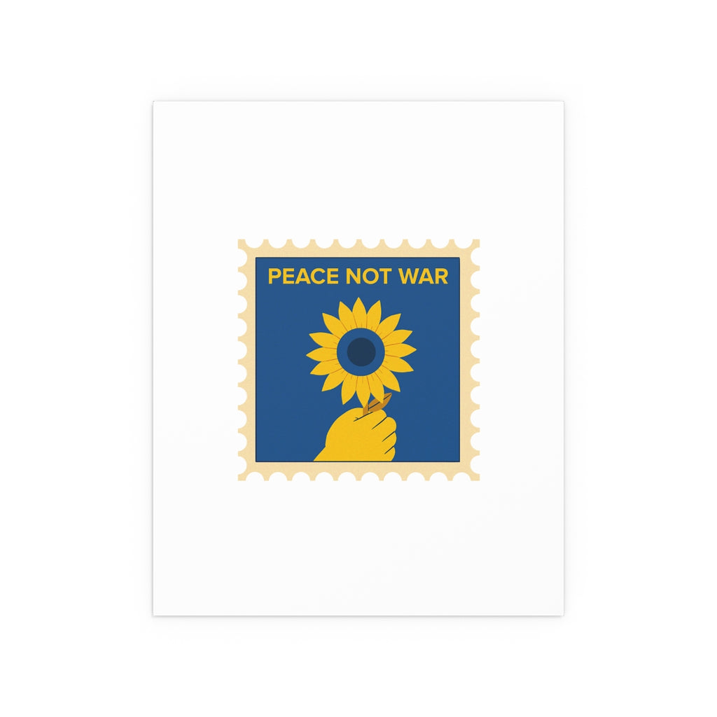 Indoor and Outdoor Silk Posters (PEACE NOT WAR)