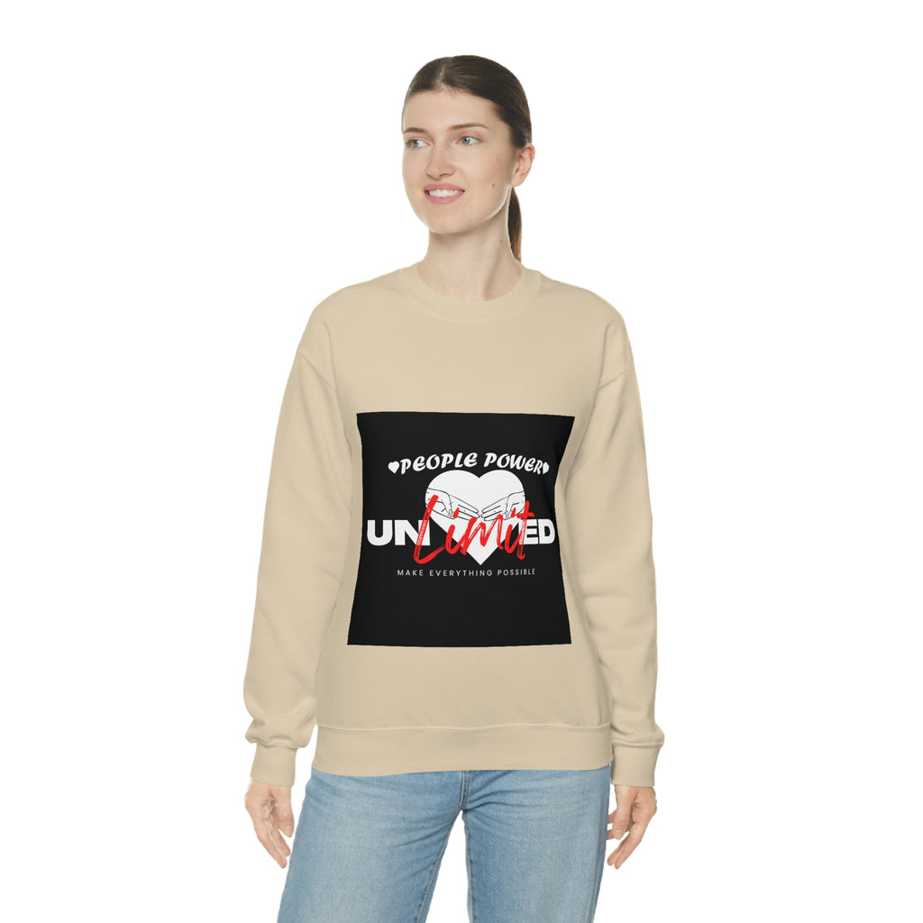 (People Power Unlimited) Unisex Heavy Blend™ Crewneck Sweatshirt