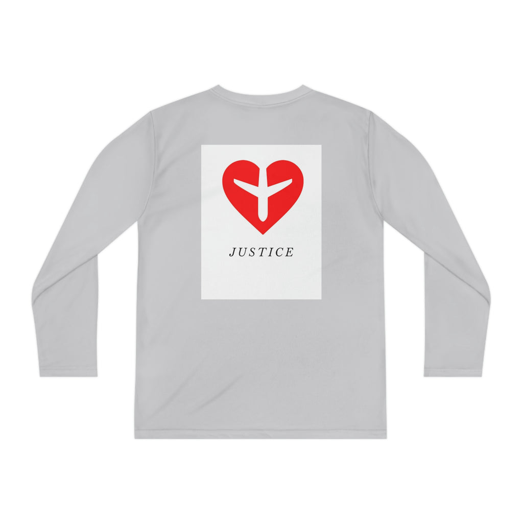 (Freedom & Justice) Youth Long Sleeve Competitor Tee