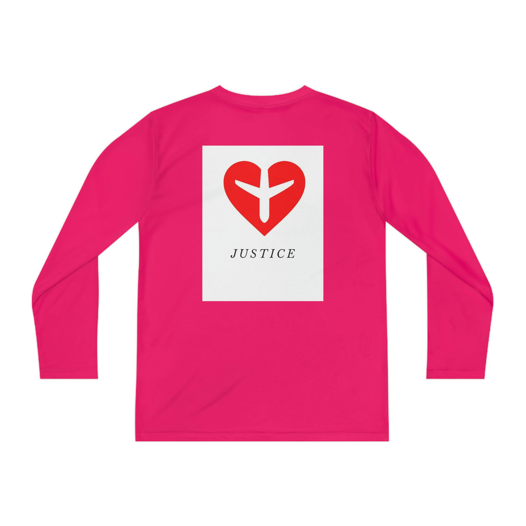 (Freedom & Justice) Youth Long Sleeve Competitor Tee