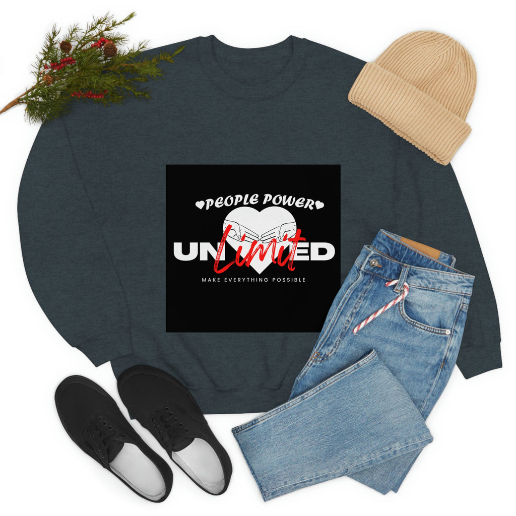 (People Power Unlimited) Unisex Heavy Blend™ Crewneck Sweatshirt