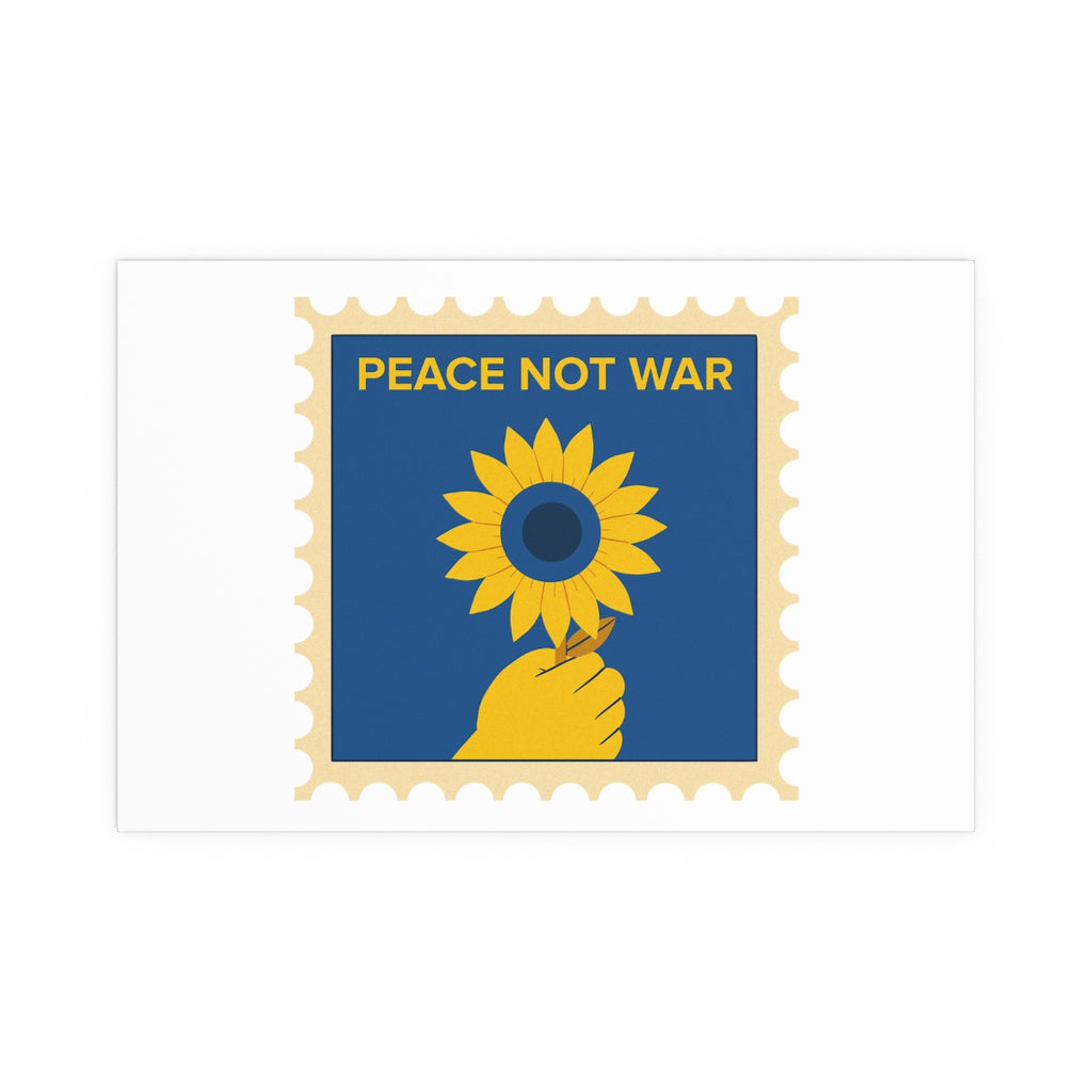 Indoor and Outdoor Silk Posters (PEACE NOT WAR)