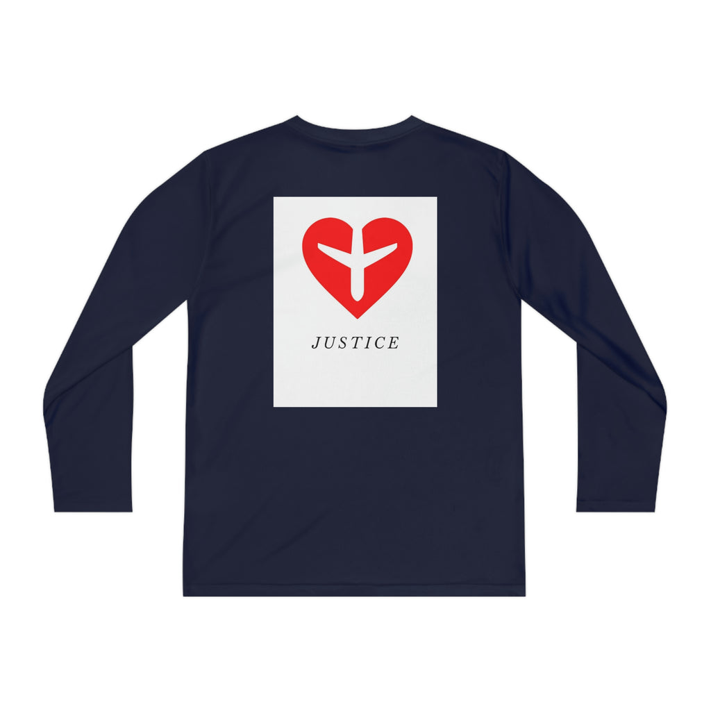 (Freedom & Justice) Youth Long Sleeve Competitor Tee