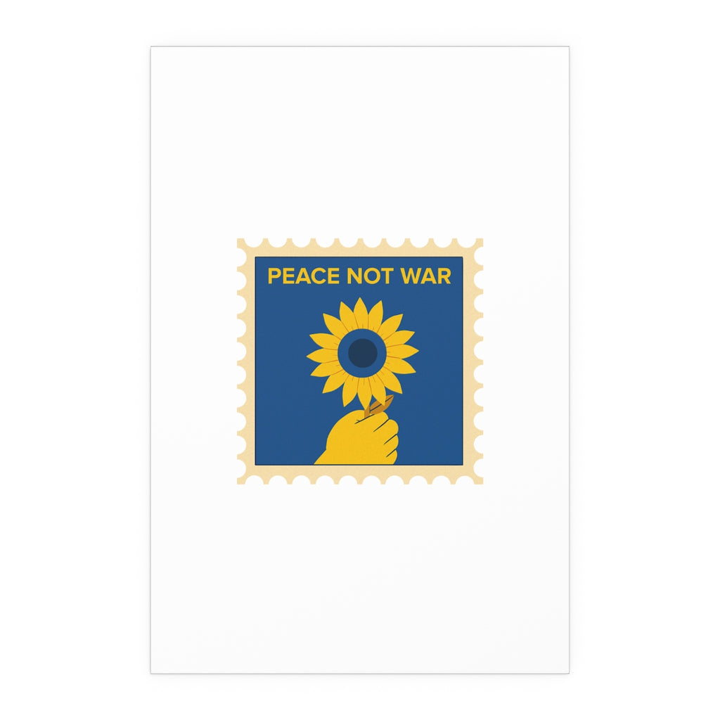 Indoor and Outdoor Silk Posters (PEACE NOT WAR)