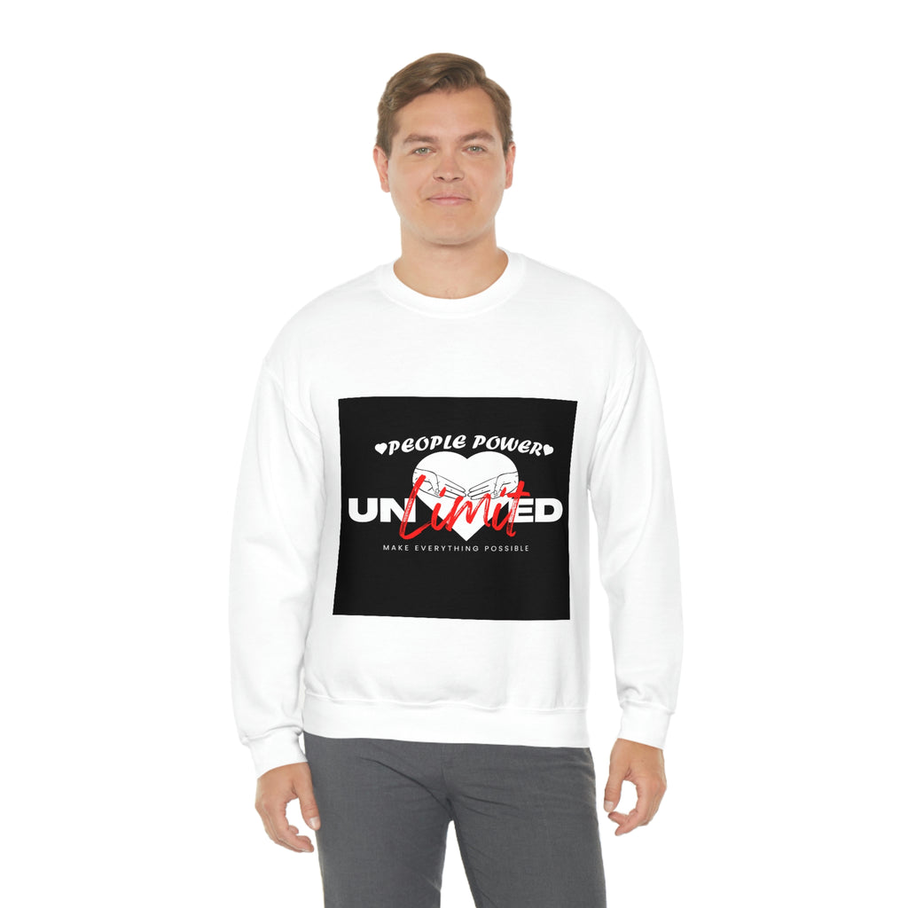 (People Power Unlimited) Unisex Heavy Blend™ Crewneck Sweatshirt