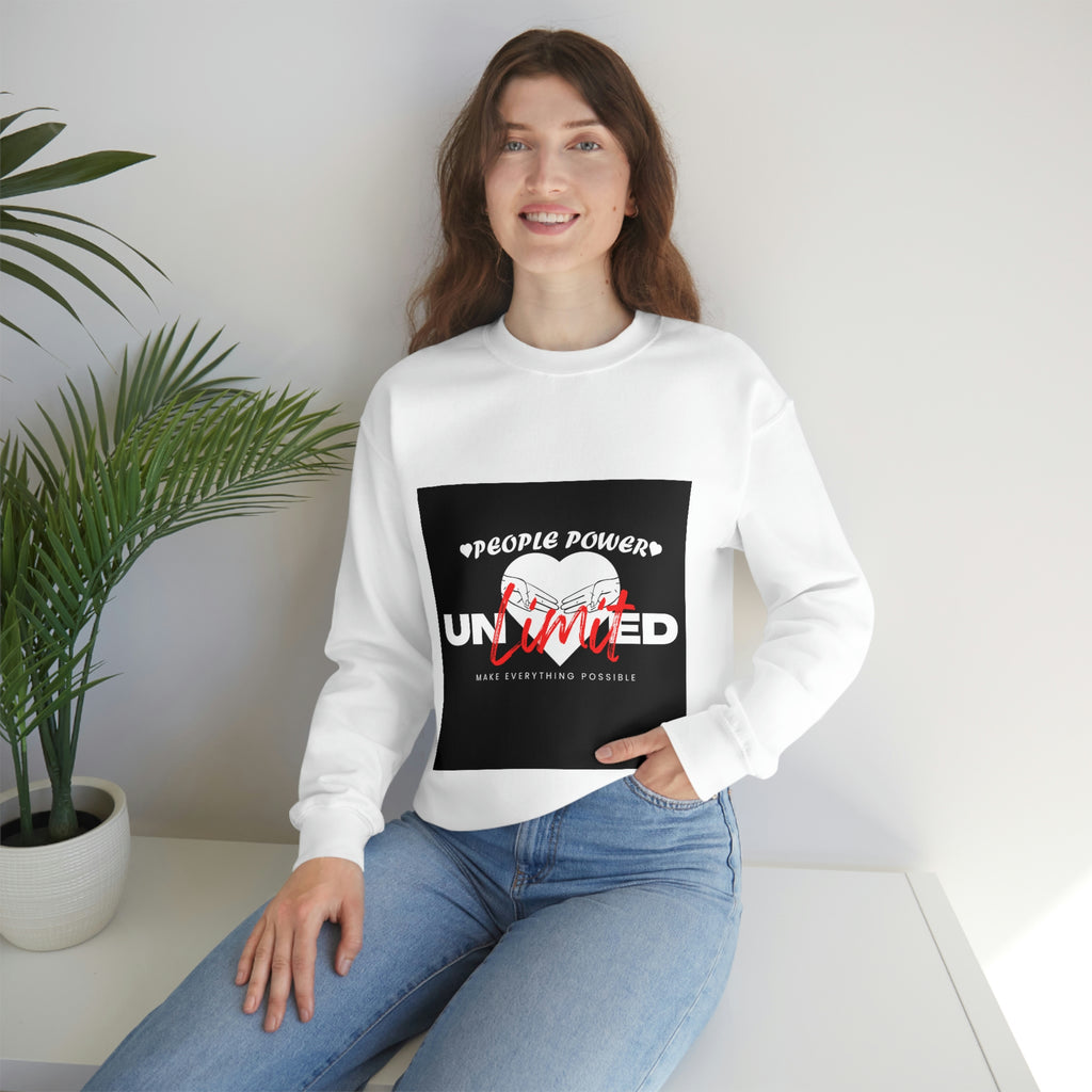 (People Power Unlimited) Unisex Heavy Blend™ Crewneck Sweatshirt