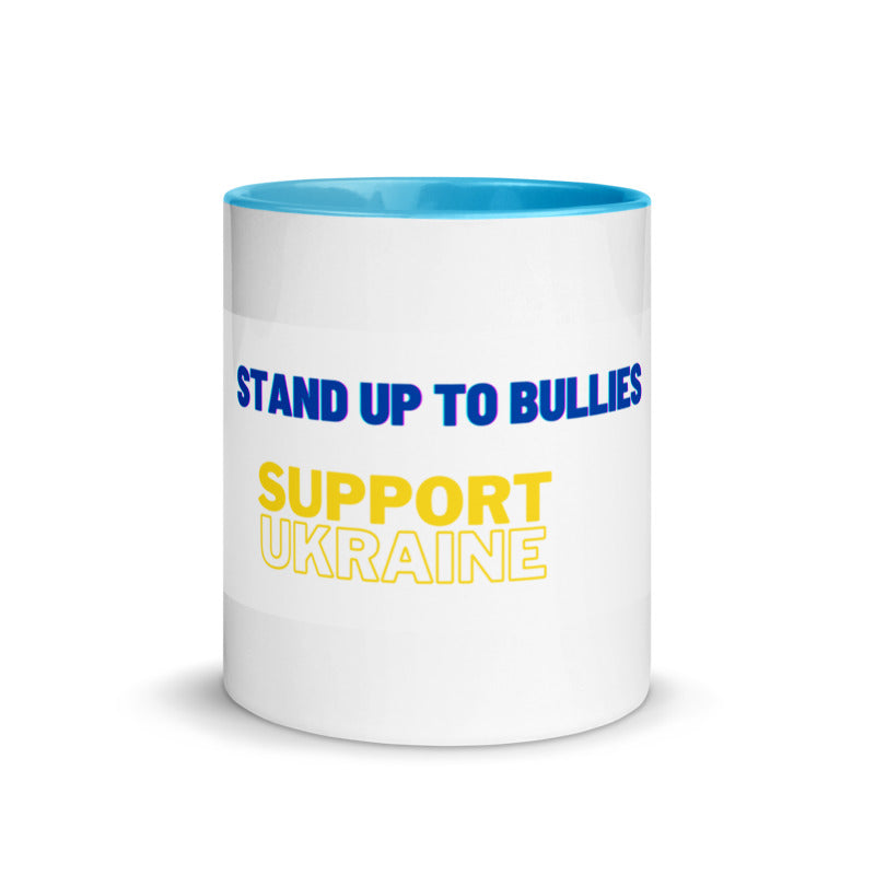 Mug with Color Inside (Stand Up to Bullies. Support Ukraine)