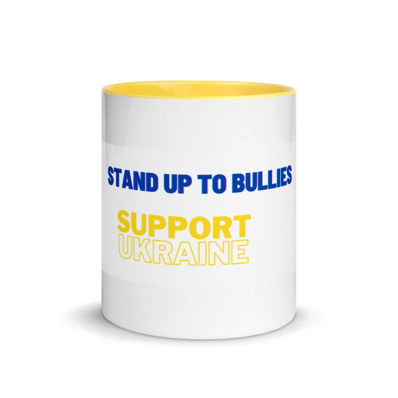 Mug with Color Inside (Stand Up to Bullies. Support Ukraine)