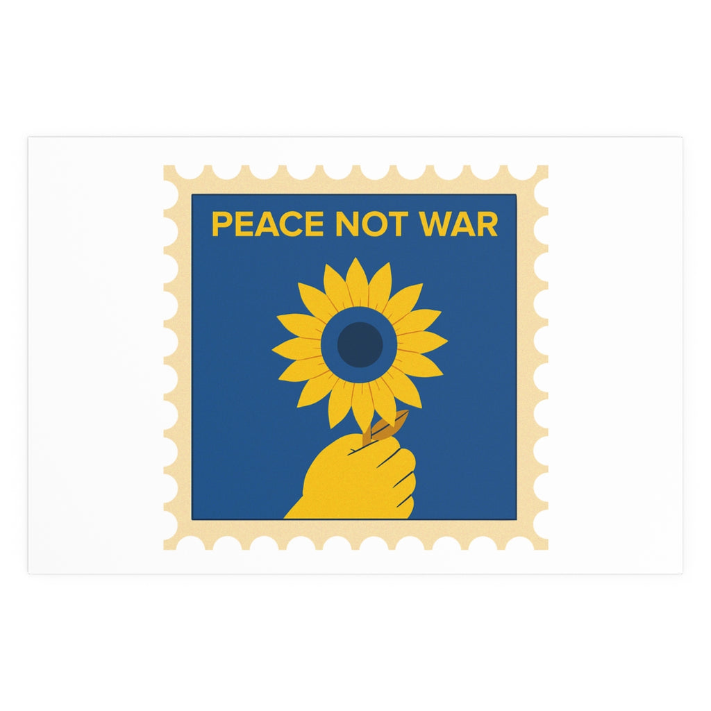 Indoor and Outdoor Silk Posters (PEACE NOT WAR)