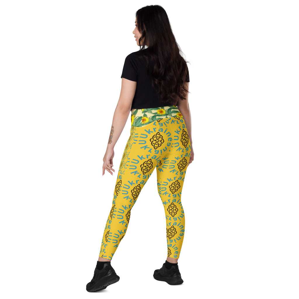 Crossover leggings with pockets (We are with U!)