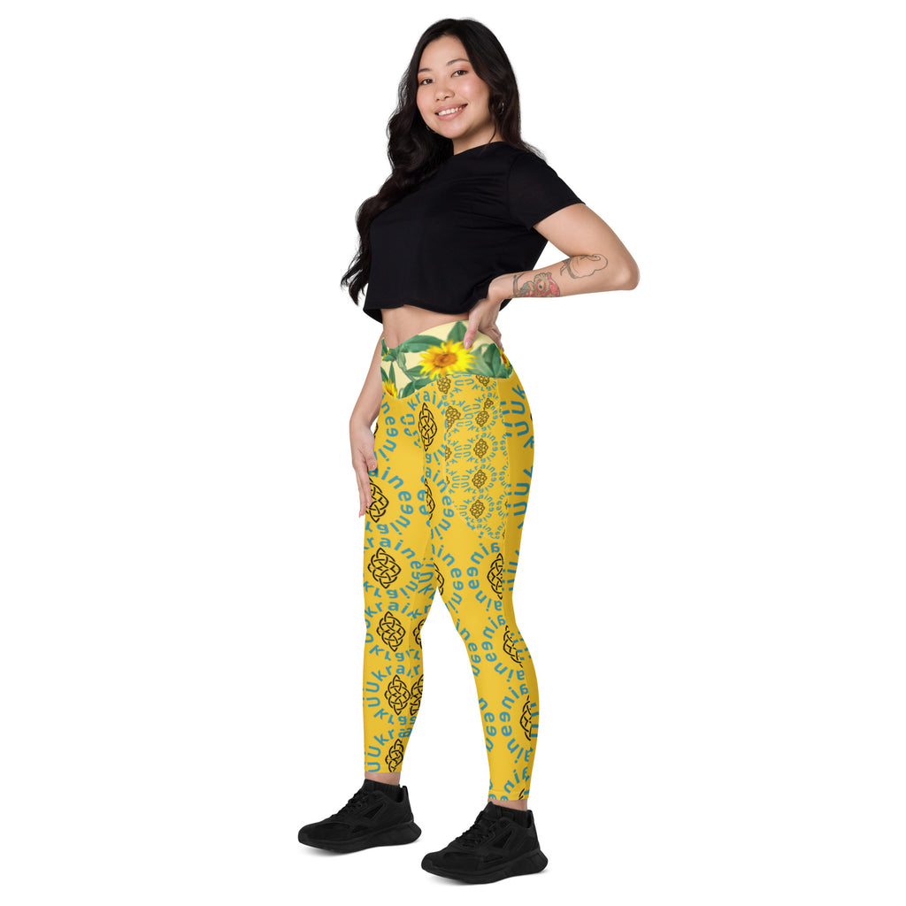 Crossover leggings with pockets (We are with U!)