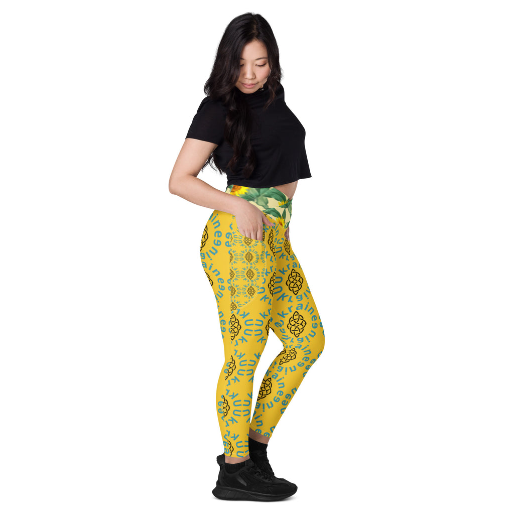 Crossover leggings with pockets (We are with U!)