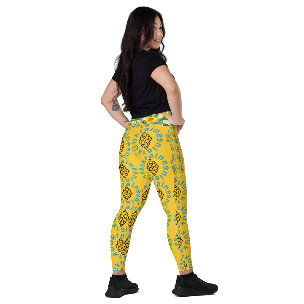 Crossover leggings with pockets (We are with U!)