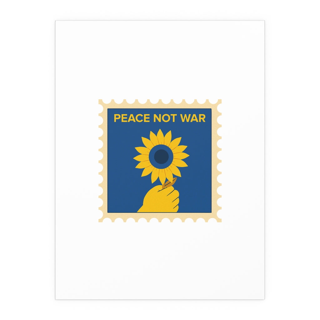 Indoor and Outdoor Silk Posters (PEACE NOT WAR)