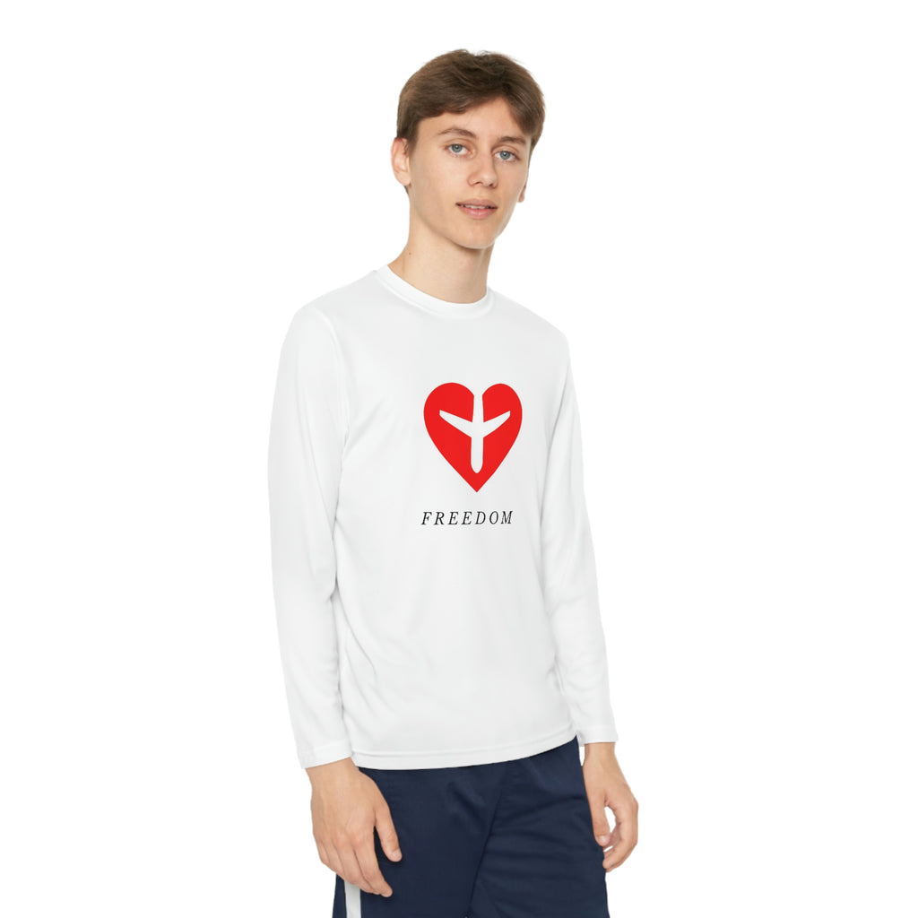 (Freedom & Justice) Youth Long Sleeve Competitor Tee