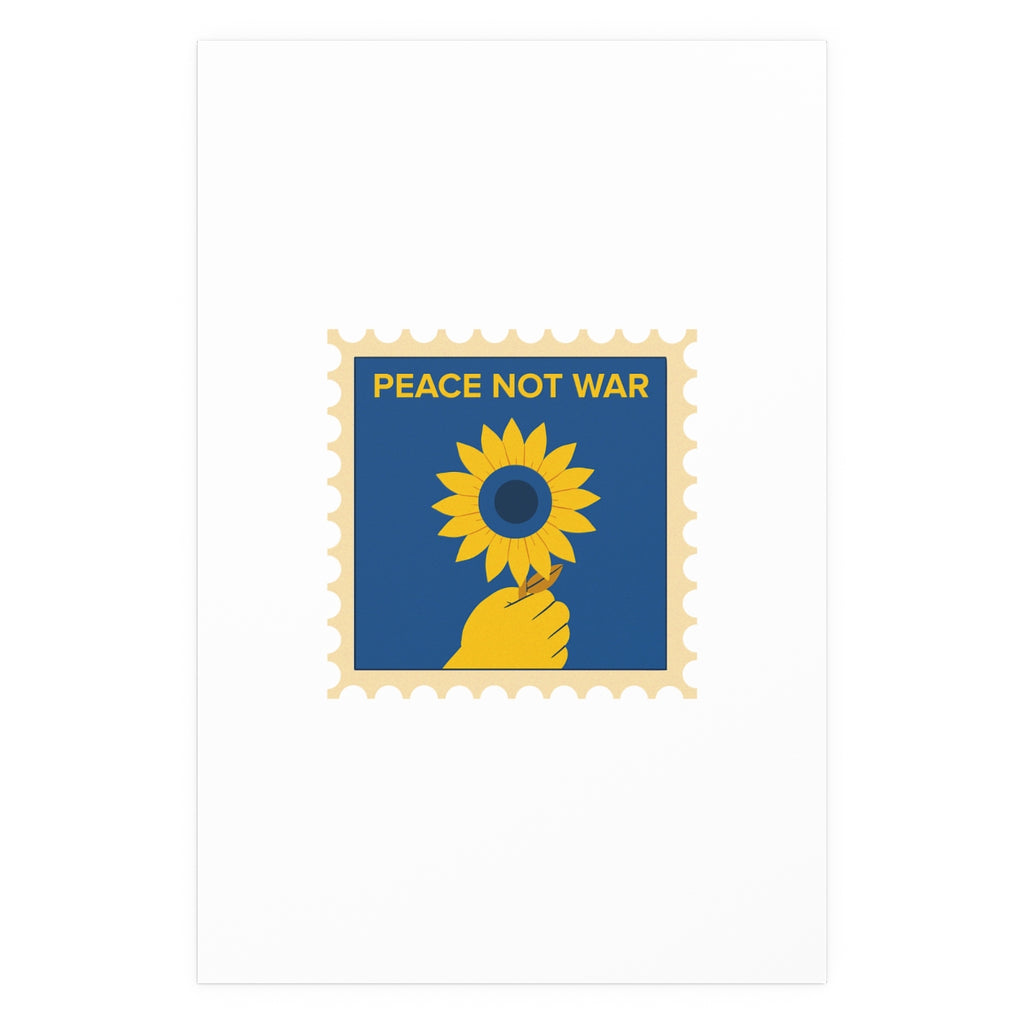 Indoor and Outdoor Silk Posters (PEACE NOT WAR)