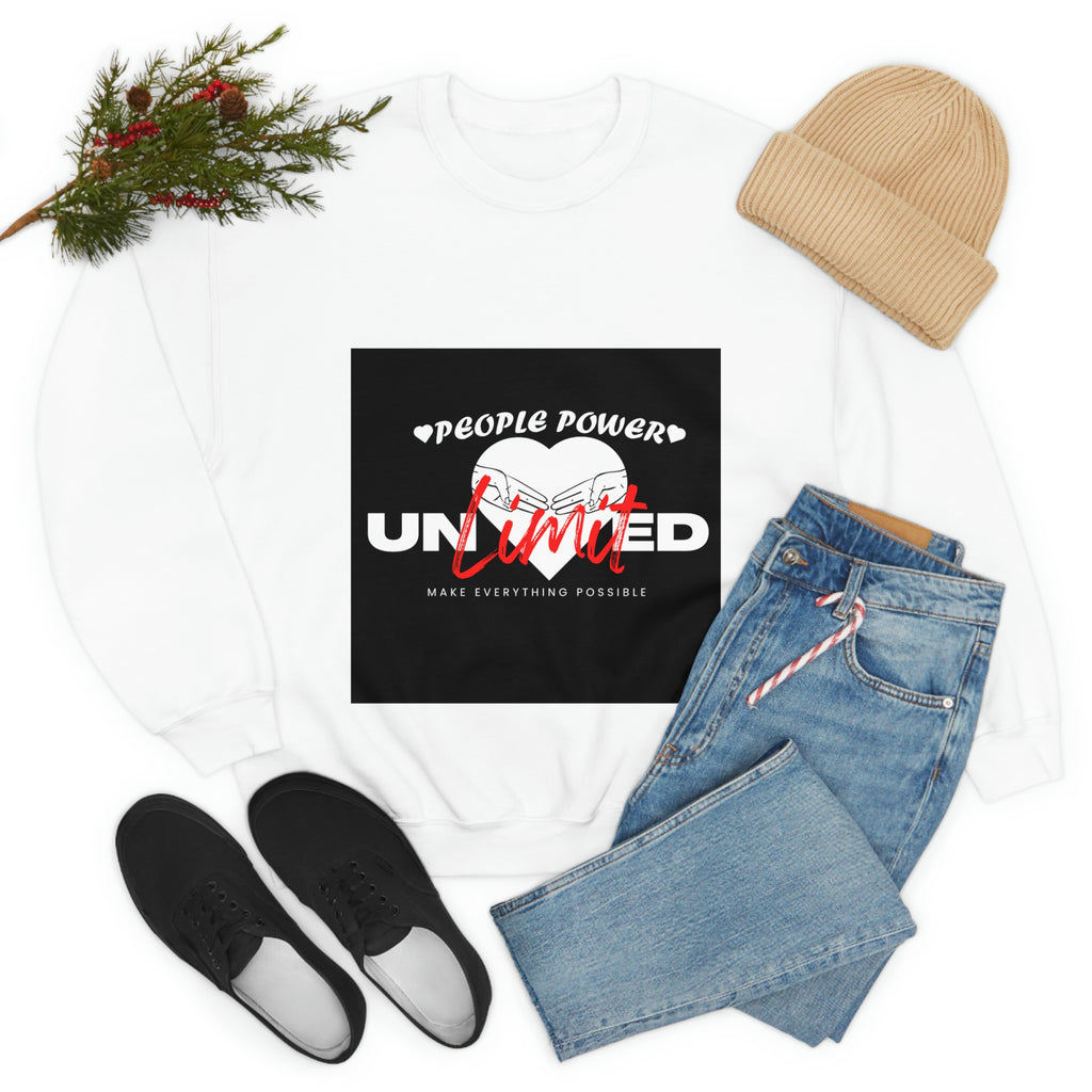 (People Power Unlimited) Unisex Heavy Blend™ Crewneck Sweatshirt