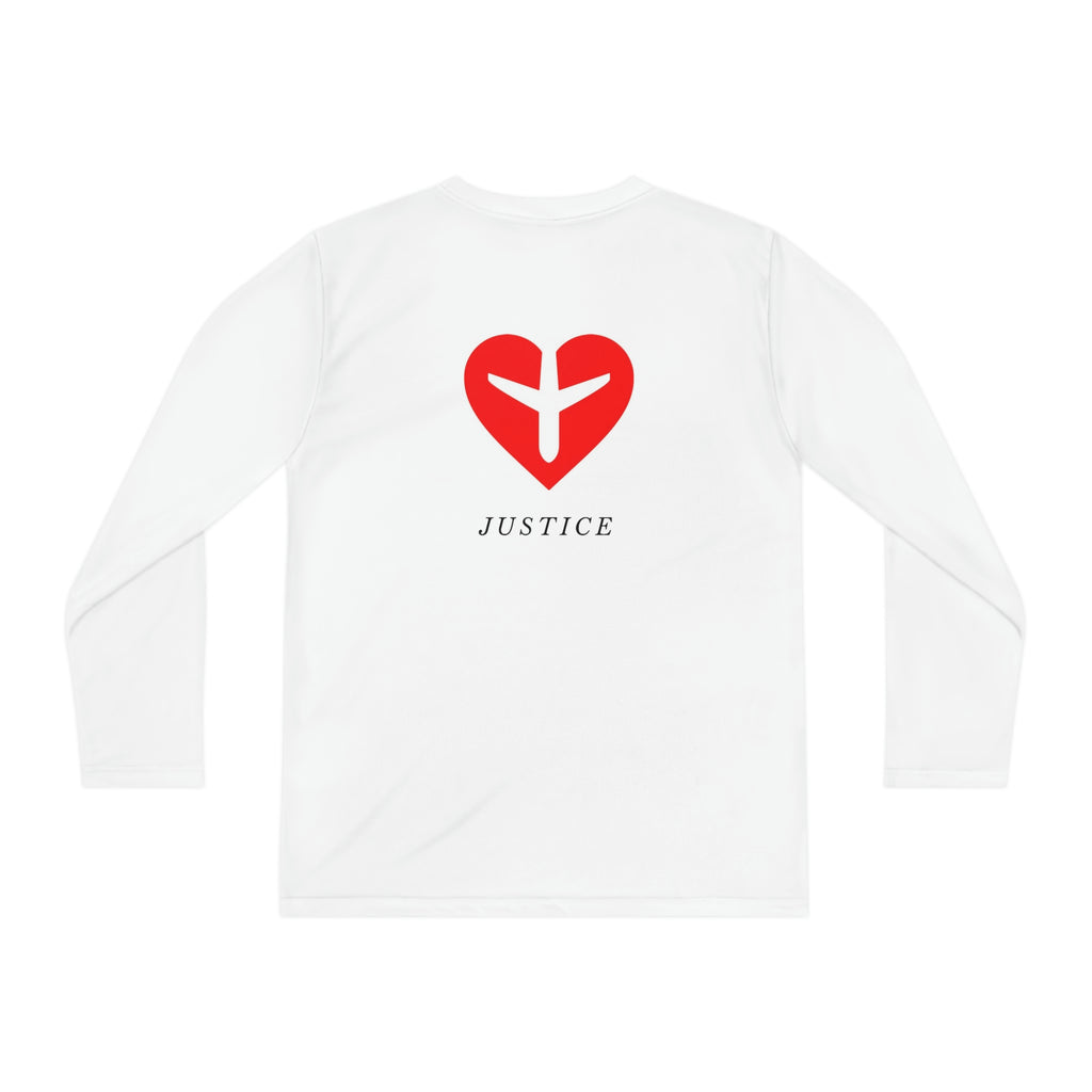 (Freedom & Justice) Youth Long Sleeve Competitor Tee