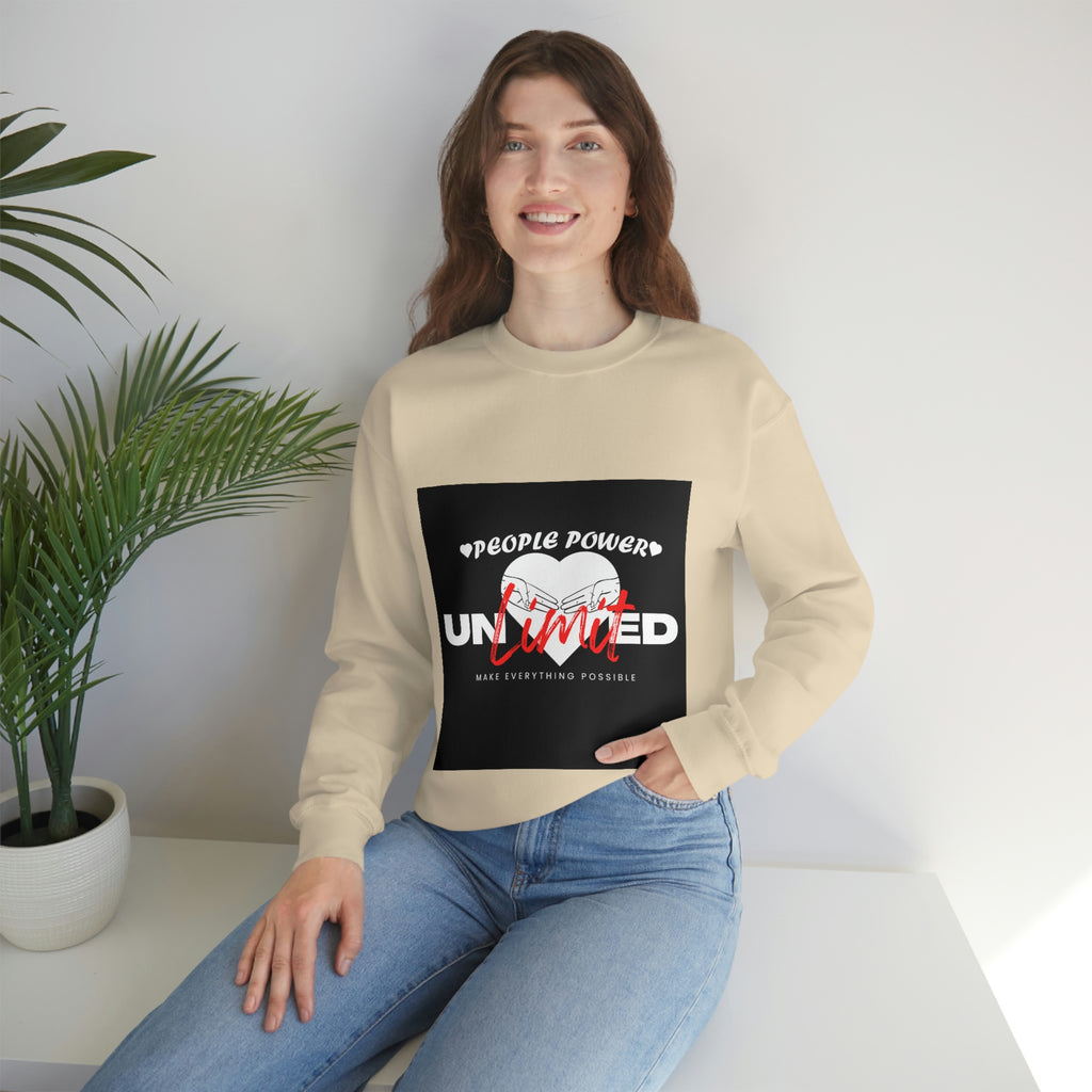 (People Power Unlimited) Unisex Heavy Blend™ Crewneck Sweatshirt