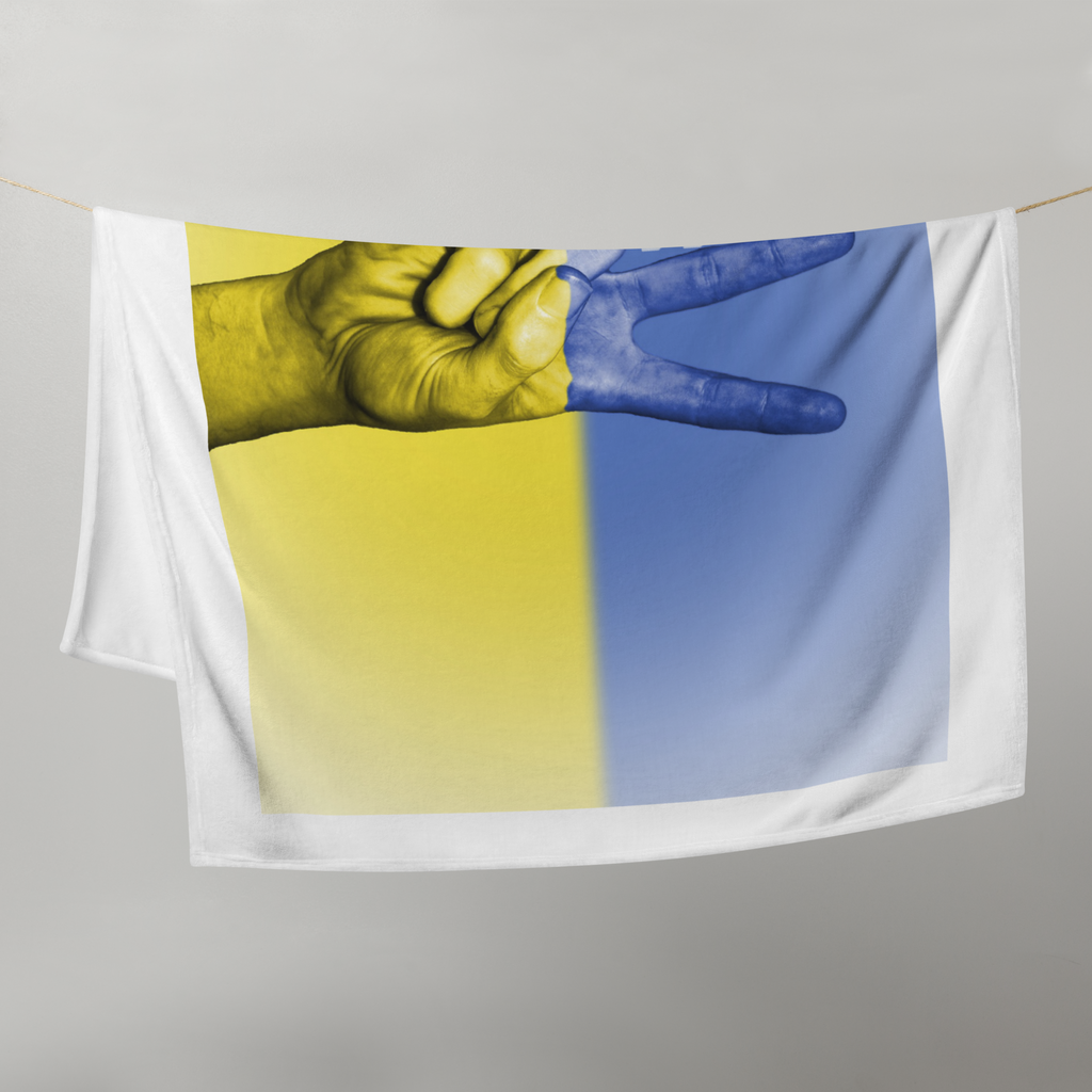 Throw Blanket (Peace, Ukraine)