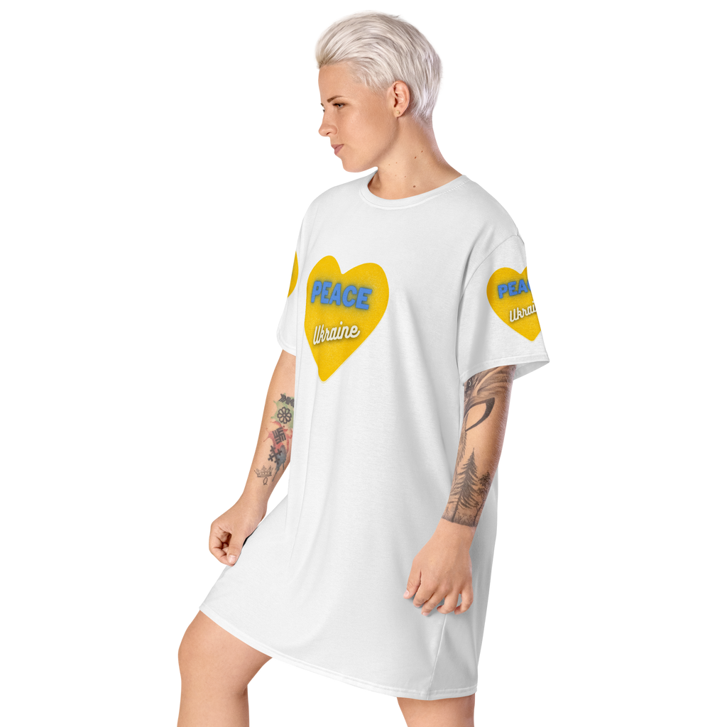 T-shirt dress (Peace, Ukraine)