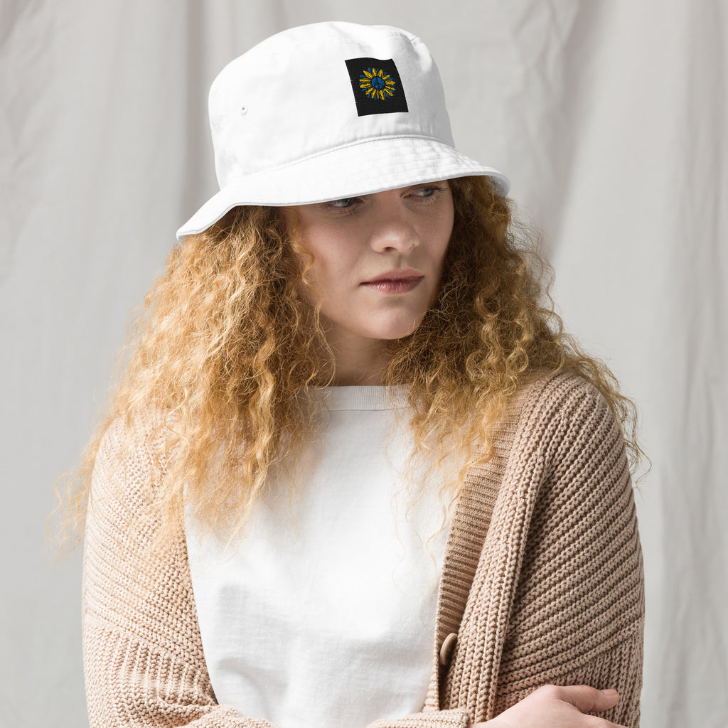 Organic bucket hat (No to War)