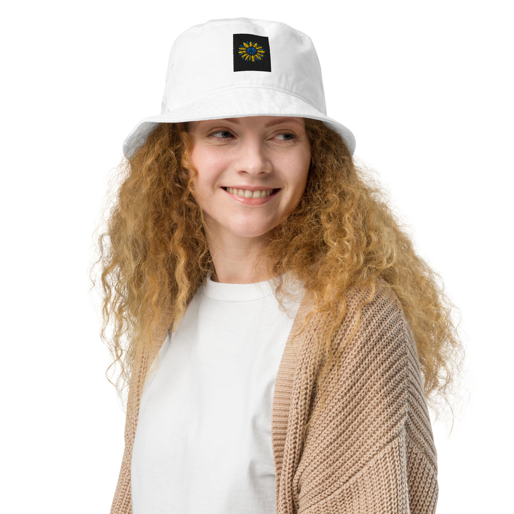 Organic bucket hat (No to War)