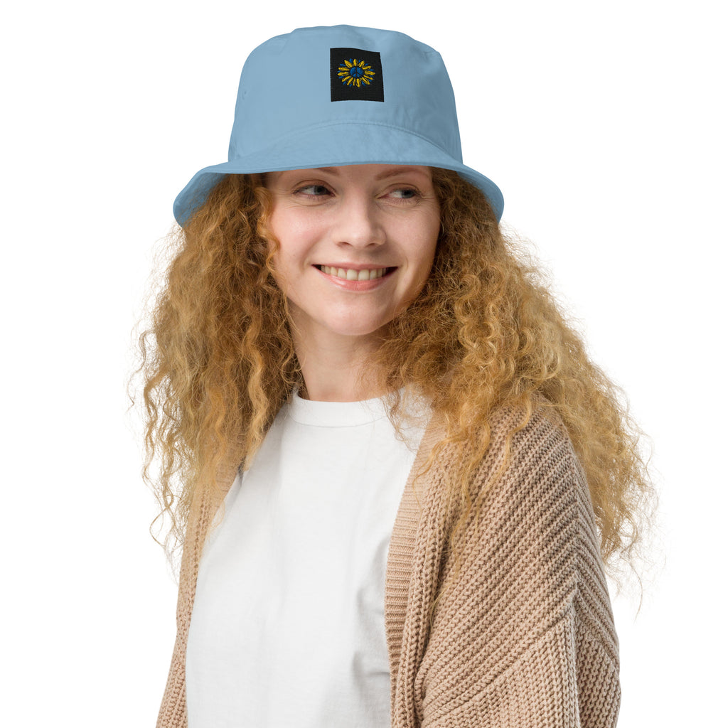 Organic bucket hat (No to War)