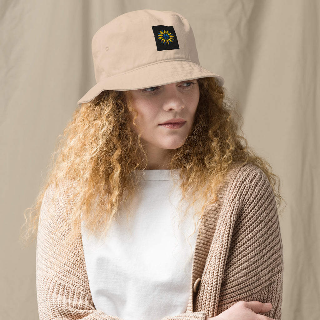 Organic bucket hat (No to War)