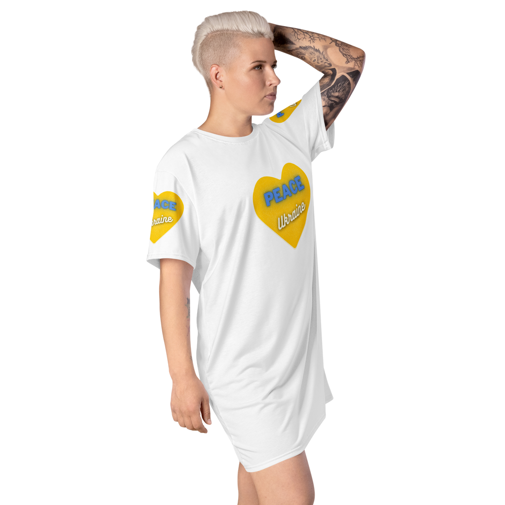 T-shirt dress (Peace, Ukraine)