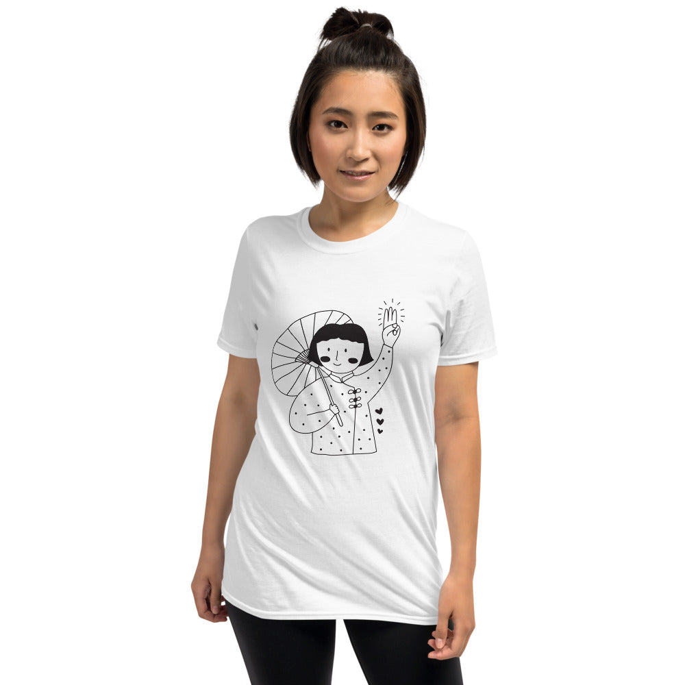 Girl's Salute (Short-Sleeve Unisex T-Shirt)