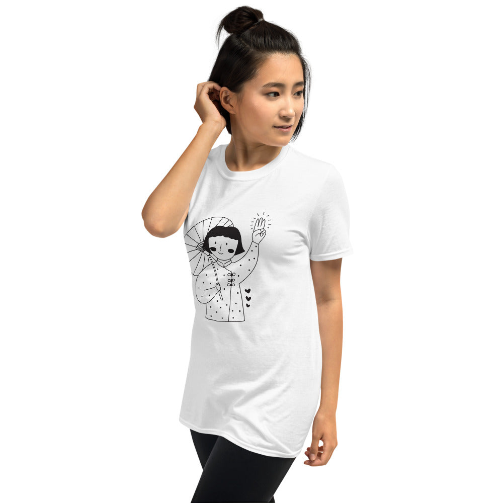 Girl's Salute (Short-Sleeve Unisex T-Shirt)