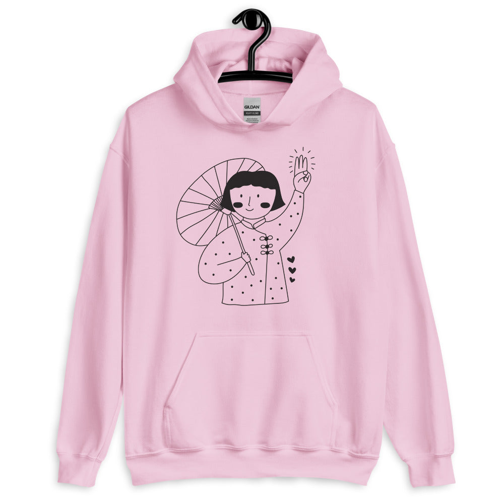 Girl's Salute (Unisex Hoodie)